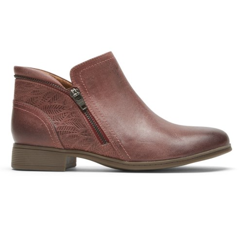 Rockport Cobb Hill Crosbie Laarzen Dames Rood | NL6IO01M9