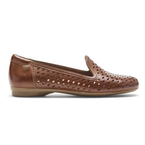 Rockport Cobb Hill Maiika Woven Slip-On Loafers Dames Donkerbruin | NL9M6O58I