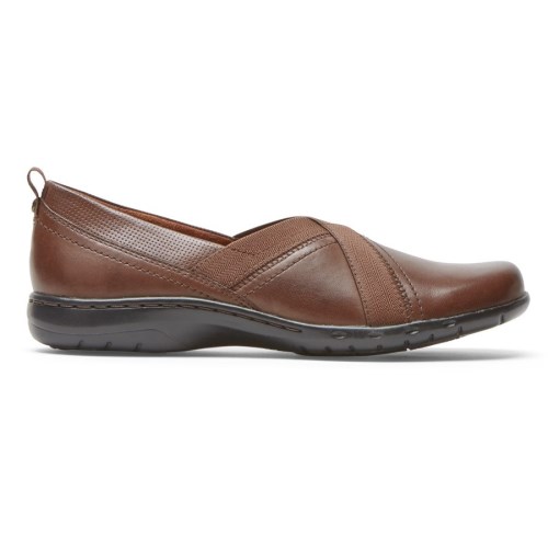 Rockport Cobb Hill Penfield Loafers Dames Donkerbruin | NL126058I