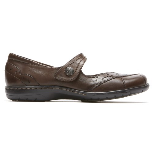 Rockport Cobb Hill Petra Mary Jane Schoenen Dames Chocola | NL810OIM9