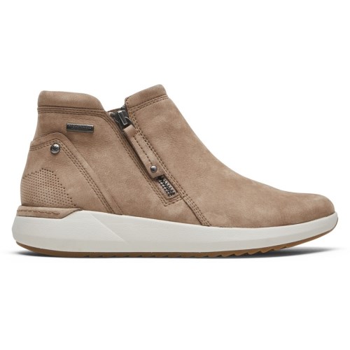 Rockport Cobb Hill Skylar Zip Waterdichte Laarzen Dames Lichtbruin | NL4216895