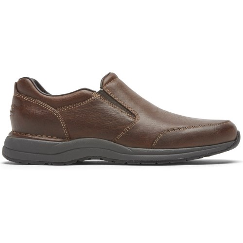 Rockport Edge Hill 2 Double Gore Slip-On Loafers Heren Donkerbruin | NL9M5682O