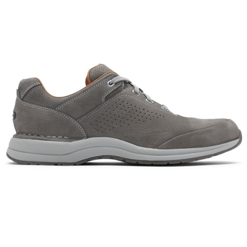 Rockport Edge Hill 2 Plain Neus Sneakers Heren Grijs | NL1O2096I