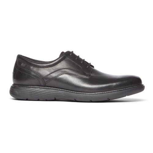 Rockport Garett Plain Neus Oxford Schoenen Heren Zwart | NL8I69025