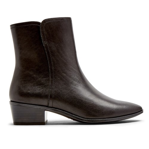 Rockport Geovana Mid Laarzen Dames Zwart | NL6MO1289