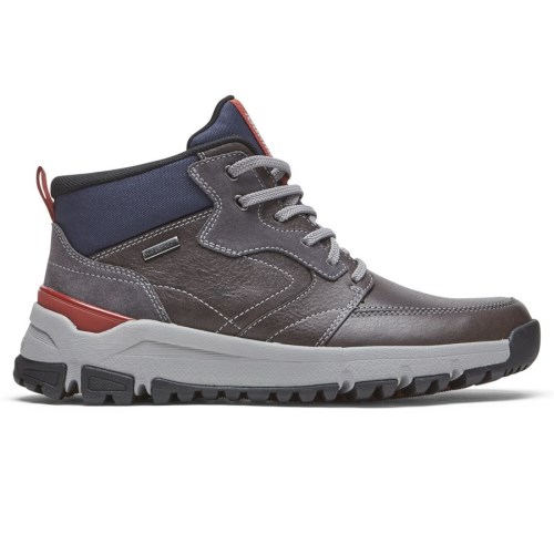 Rockport Glastonbury Mid Waterdichte Laarzen Heren Grijs | NL3O89M52