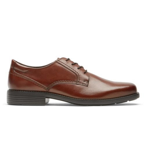 Rockport Greyson Plain Neus Oxford Schoenen Heren Donkerbruin | NL29IO610