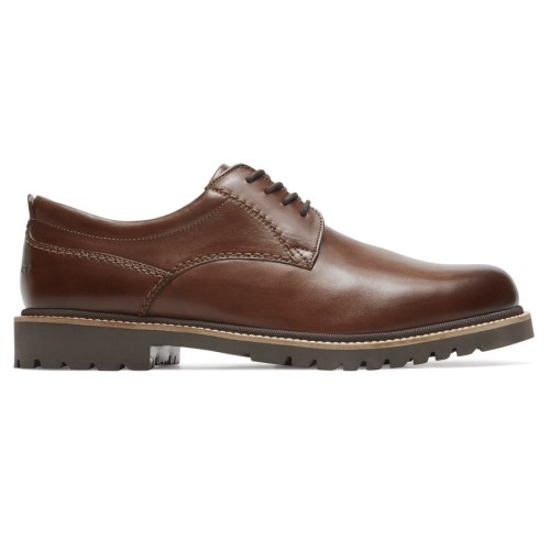 Rockport Marshall Plain Neus Oxford Schoenen Heren Donkerbruin | NL89105MI