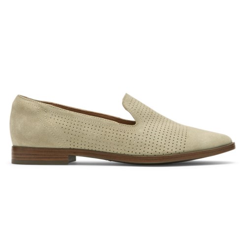 Rockport Perpetua Perforated Loafers Dames Lichtgroen | NL598IM12