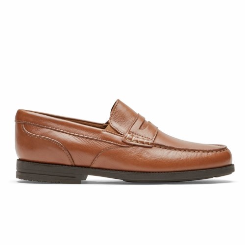 Rockport Preston Penny Loafers Heren Bruin | NL1OM580I