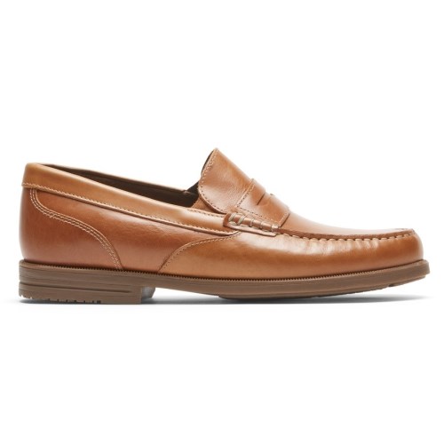 Rockport Preston Penny Loafers Heren Bruin | NL4698051