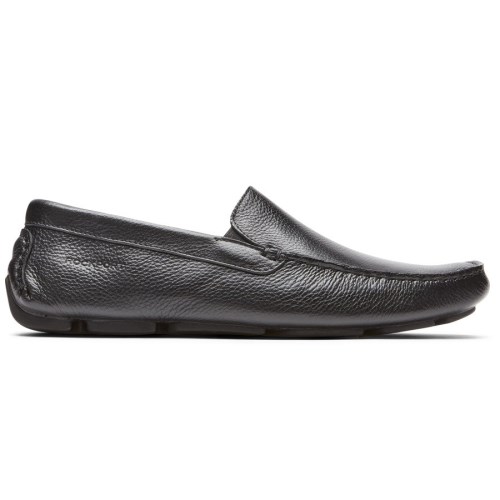 Rockport Rhyder Venetian Loafers Heren Zwart | NL0216OM5