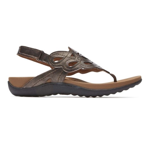 Rockport Ridge Sling Sandalen Dames Goud | NL0986OMI