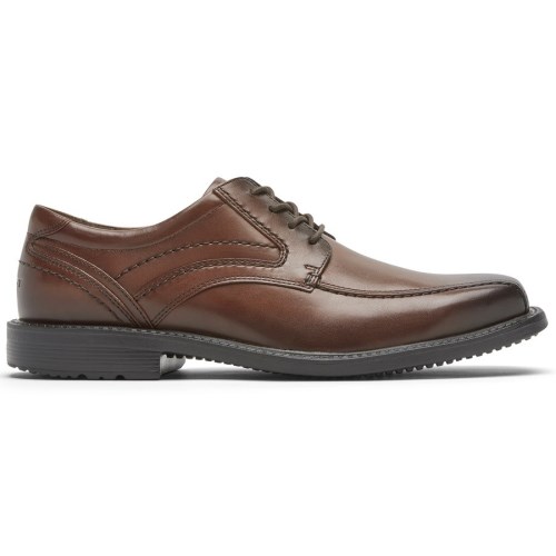 Rockport Stijl Leader 2 Bike Neus Oxford Schoenen Heren Donkerbruin | NL7I8196M