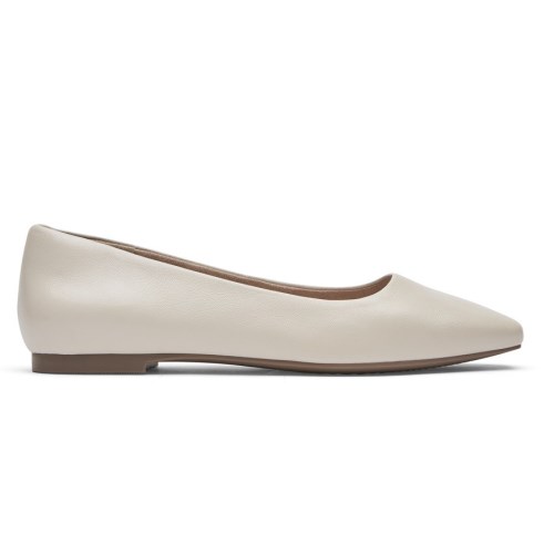 Rockport Total Motion Laylani Plain Ballerina Dames Wit | NL15MI890