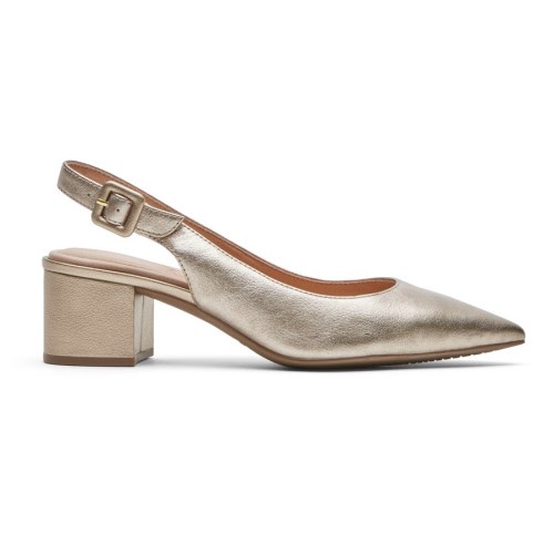 Rockport Total Motion Noelle Slingback Hakken Dames Goud | NL956I281