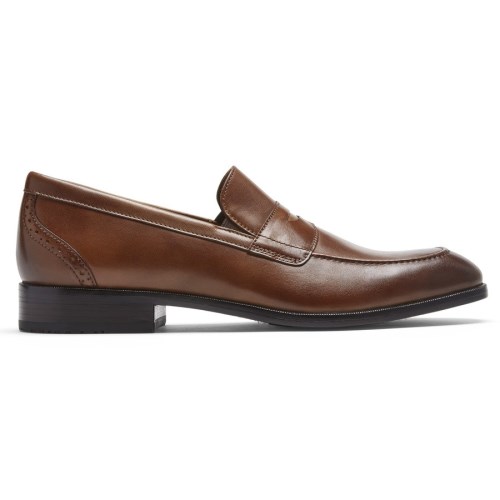 Rockport Total Motion Office Penny Loafers Heren Donkerbruin | NL208O596