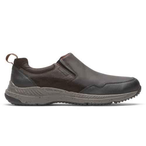 Rockport Total Motion Trail Waterdichte Slip On Sneakers Heren Chocola | NL86IO192