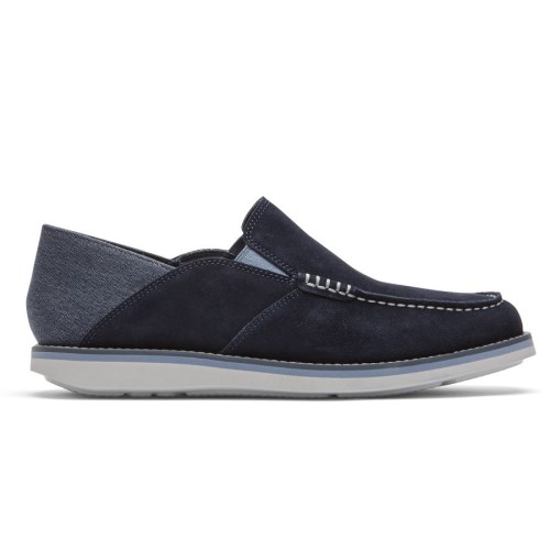 Rockport Tucker Venetian Crush Back Loafers Heren Donkerblauw | NL89260I1