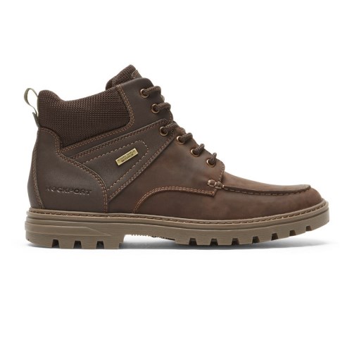 Rockport Weather Ready Moc Neus Waterdichte Laarzen Heren Donkerbruin | NL21086MI