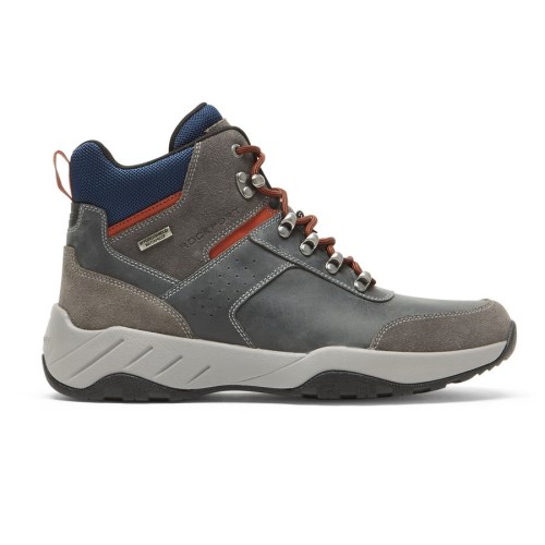 Rockport XCS Spruce Peak Trekker Waterdichte Wandellaarzen Heren Grijs | NL1265M80