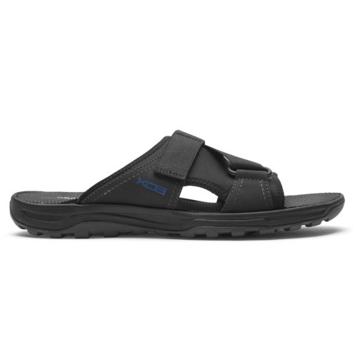 Rockport XCS Trail Technique Klittenband Badslippers Heren Zwart | NL710M28I