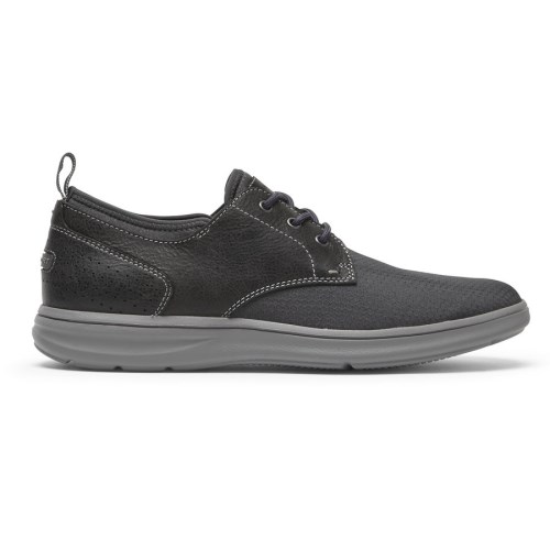 Rockport Zaden Plain Neus Oxford Sneakers Heren Zwart | NL265091I