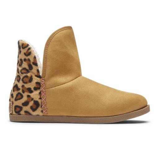 Rockport truTECH Veda Slippers Laarzen Dames Lichtbruin Leopard | NL2501M69